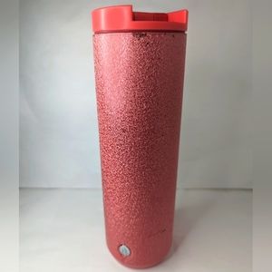 Starbucks 2022 Spring Release Coral Glitter Vacuum Tumbler 16 oz